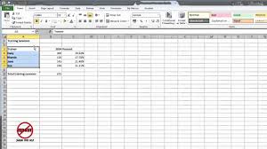 selecting data in different columns for an excel chart