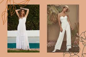 Shop backyard wedding dresses, and dresses for outdoor and casual weddings from reformation. Our Favorite Backyard Wedding Dresses Jumpsuits Junebug Weddings