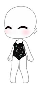 This will have pictures and text. Png Drawing Gacha Life Body Base Novocom Top