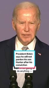 After stabbing President Trump in the back, President Biden is asking for a  pardon for his son Hunter