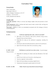 Cv English More Cv Samples