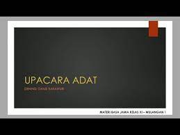 We did not find results for: Materi Bahasa Jawa Teks Upacara Adat Kelas 11 Youtube