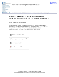 L'humour à mort (2019) streaming. Pdf A Dyadic Examination Of Inspirational Factors Driving B2b Social Media Influence