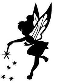 Tinkerbell Is A One Of A Kind Classical Character From Disney Peter Pan This Item Is Made To Order And Each Order Is Ma Silueta De Hadas Siluetas Disney Hadas