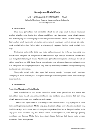 Maybe you would like to learn more about one of these? Soal Manajemen Modal Kerja Doc Pendidik Siswa