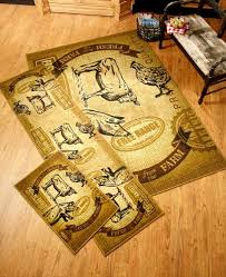 Farm Animal Kitchen Rugs Throw Area Runner Mat Country Home Decor Pig Cow Animal Rug Farm Animal Decor Kitchen Kitchen Rug