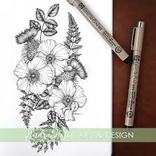 Diupdate oleh blog tattoo bg tanggal. Thistle And Beach Rose Tattoo Kindra Keitel