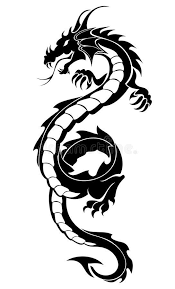 Black And White Dragon Tattoo Arm Tribal Dragon Tattoo Stock Vector Illustration Of Japanese 74304795 In 2020 Tribal Dragon Tattoo Dragon Tattoo Drawing Dragon Tattoo Arm
