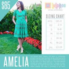 Here Is The Sizing Chart For The Lularoe Amelia Dress In