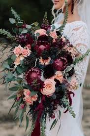 Stylish plum colored and pink flowers vector design banner card. 30 Chic Bohemian Wedding Theme Ideas 30 Bohemian Chic Ideas Theme Wedding Bohemian Wedding Theme Winter Wedding Flowers Fall Wedding Bouquets