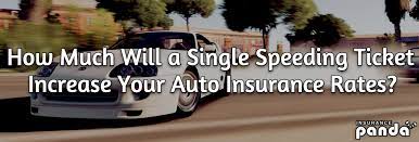 One speeding ticket for 30 mph over the speed limit results in an average car insurance rate increase of 30% or $427 per year. How Much Will A Single Speeding Ticket Increase Your Insurance Rates