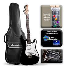 Old navy provides the latest fashions at great prices for the whole family. Ameritone Learn To Play Double Cutaway Black Electric Guitar With Play A Tab Chord Former Headphone Amp Gig Bag And 3 Month Lesson Subscription Walmart Com Walmart Com