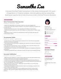 Tax Accountant Resume Example Writing Tips For 2021