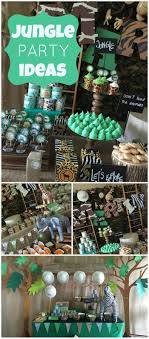 18 Geburtstag Deko Alles In Grun Wie In Einer Dschungel Deko Und Essen Ideen Muffins Safari Party Gartenparty Deko Dschungelparty