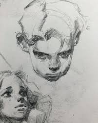 A Head Sketch Or Two That I Like Might Try Painting It In Oils One Of These Days If You Left A Title Suggestion In My Last Post Sketches Art Sketchbook