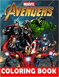 Marvel avengers coloring book designed for the young artist, this coloring book encourages kids to explore their creative processes with quality paper and unique illustrations. Marvel Avengers Coloring Book For Kids And Adults Amazon De Books Marsi Fremdsprachige Bucher
