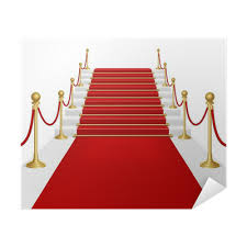 Fotografen warten am roten teppich auf prominente ein roter teppich ist ein meist lang ausgerollter teppich, auf dem wichtige oder prominente personen (stars, staatsoberhäupter, etc.) gehen. Poster Roter Teppich Mit Leiter Pixers Wir Leben Um Zu Verandern