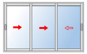 Check spelling or type a new query. Baie Coulissante Aluminium 3 Vantaux Gamme Staralu Optima Pose En Tunnel