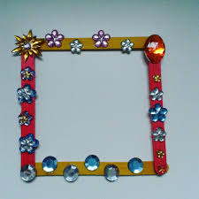 Bilderrahmen Aus Eisstielen Bilderrahmen Basteln Bilderrahmen Basteln Mit Kindern Basteln Weihnachten Bilderrahmen