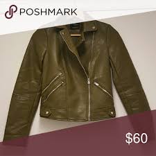 Zara Biker Jacket With Zips Zara Biker Jacket Jackets Zara