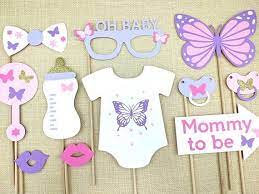 Butterfly Baby Shower Props Butterfly Theme Photo Booth Etsy In 2021 Butterfly Baby Shower Butterfly Baby Garden Baby Shower Theme