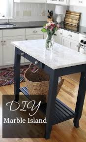 Just check out this section from hgtv! Kitchen Island Projects Are Easy If You Re Adding Marble Contact Paper Kitchen Table Marble Kitchen Island Table Marble Top Kitchen Island