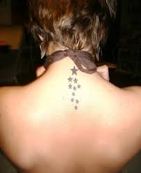 These tattoos can be colorful or simple black. Shooting Star Tattoos 25 Magical Collections Design Press