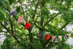 Upcycling Eine Wimpelkette Aus Alten Plastiktuten Plastik Wimpelkette Upcycling