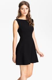 French Connection Boatneck Fit Flare Dress Nordstrom That Little Black Dress For Every Occation Fit Flare Dress Mini Dress Summer Casual Dresses