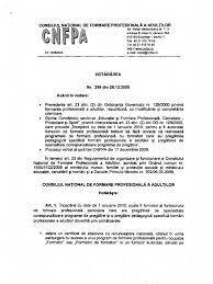 Hotararea 299 Din 28 Dec 2009