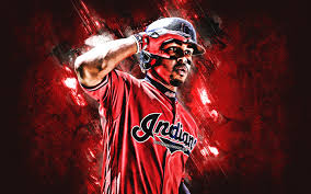 Men's mlb baseball gear is at the official online store of the mlb. Download Wallpapers Francisco Lindor Cleveland Indians Mlb Puerto Rican Baseball Player Portrait Red Stone Background Baseball Major League Baseball For Desktop With Resolution 2880x1800 High Quality Hd Pictures Wallpapers