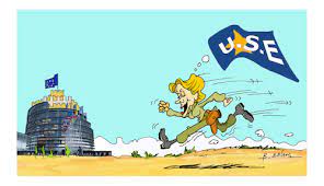 Born 8 october 1958) is a german politician and physician who has been president of the european commission. Ursula Gertrud Von Der Leyen By Vasilis Dagres Politics Cartoon Toonpool