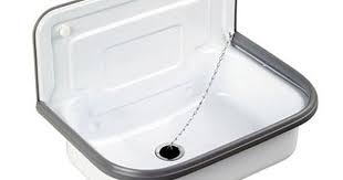 Stahl Ausgussbecken Weiss Ausgussbecken Waschtroge Ausguss