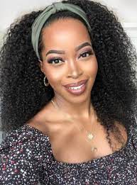 New Protective Style For Black Natural Hair Quick Fix Elegant Headband Wig For Last Minute Problem Human Hair Lace Wigs Headband Hairstyles Natural Hair Styles