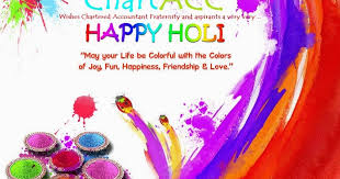 Chartacc Happy Holi To Chartered Accountant Fraternity And