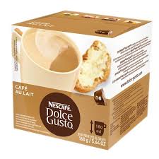 Capsule to.da dolce ginseng (compatibili nescafè dolce gusto) blister da 16 pzil formato da 128 capsule è suddiviso in 8 blister da 16 pz to. Vendita 16 Capsule Nescafe Dolce Gusto Cafe Au Lait Derservice