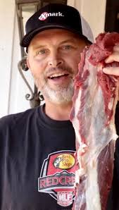 My favorite cut of deer meat. Cooking deer backstrap over a fire! 🔥  #BoneCollector #venison #wildgame #cooking