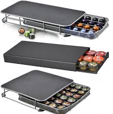 Coffee machine and capsule storage. Coffee Pod Holder Storage Drawer Coffee Capsules Organizer For Dolce Gusto Capsules Storage Coffee Machine Base C B D Coffe Pods