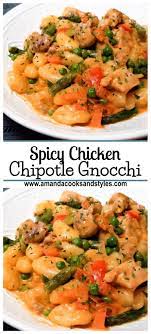 Spicy Chicken Chipotle Gnocchi Recipe In 2021 Spicy Italian Recipe Gnocchi Recipes Spicy Recipes
