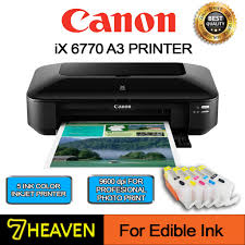 Can anyone tell my where this code can b. Canon Pixma Ix6770 A3 Printer With Empty Refillable Cartridge For Edible Ink Shopee Malaysia
