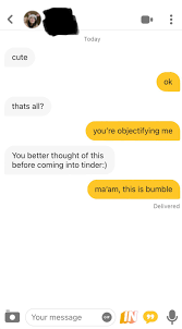• you'll see a lot of the same women as on tinder. Ma Am This Is Bumble Bumble