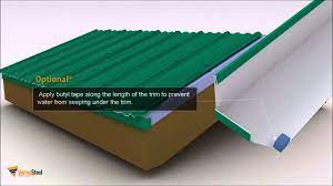This will depend on how you plan to layout your metal panels. Gable Trim Type 1 Varma Metal Roofing Youtube