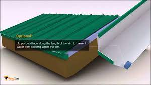 This will depend on how you plan to layout your metal panels. Gable Trim Type 1 Varma Metal Roofing Youtube