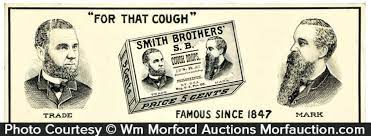 Maybe you would like to learn more about one of these? Smith Brothers Cough Drops Sign Antique Advertising