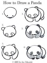 Heartthis How To Draw Panda For Kids Drawings Animal Drawings