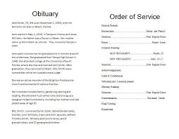 The Funeral Memorial Program Blog How To Write A Funeral Program Obituary Template Obituaries Ideas Obituaries Template Funeral Program Template
