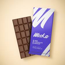 Free Chocolate Mockup With Ability To Change Background Color And Replace Embossed Sign Of Chc Free Packaging Mockup Mockup Free Psd Chocolate Packaging Design
