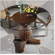 I kept looking when i stumbled upon this link on pinterest and immediately started planning the project. Amazon Com Sunset Reef Indoor Rattan Pineapple Dining Table Tables Indoor Rattan Furniture Dining Table Table