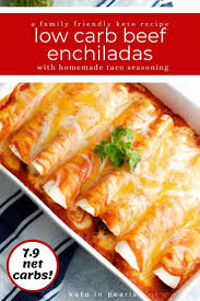 Easy Low Carb Enchiladas With Beef Recipe In 2020 Low Carb Enchiladas Enchiladas Beef Enchiladas