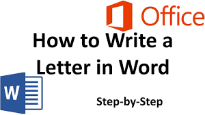 How To Write A Letter Microsoft Office Word 2010 How To Youtube